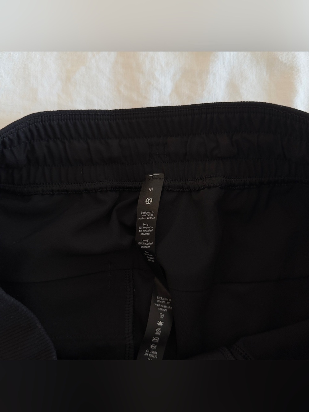 lululemon athletica Men's black ABC Jogger Pants - Picture 5 of 5